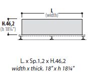Боковая панель для модульного блока