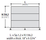 Боковые панели для модульного блока (3 шт)