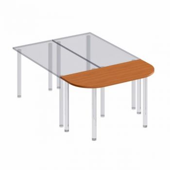 Брифинг-приставка на хромированных опорах ФР 432-1