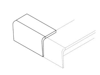 DALI Приставка боковая dx/sx ELDAT008 WENGE