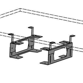 Держатель для системного блока (горизонтальное расположение, крепление к столешнице) UCAPCH