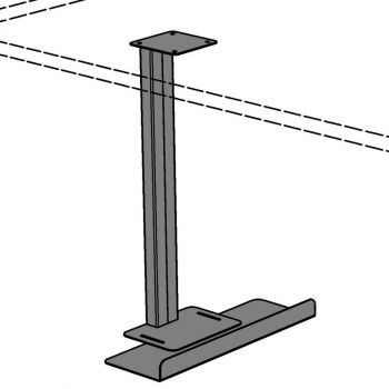 Держатель для системного блока (вертикальное расположение, крепление к столешнице) UCAPC