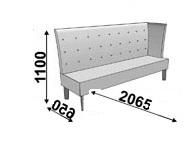 Диван 3х-местный с правым подлокотником Диван 3х-местный с правым подлокотником