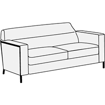 Диван трехместный Эммаус арт.3