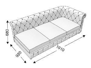 Диванная секция тройная с 1 подлокотником (левым) Диванная секция тройная с 1 подлокотником (левым)