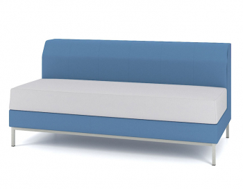 Двухместный модуль со спинкой M9-2D-1500