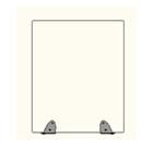 Экран напольный для перегородки, прозрачное стекло