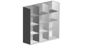 Каркас шкафа 1492х450х1475 BRS-04-021