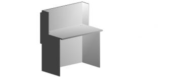 Каркас стойки прямой 1000 BRS-01-1000