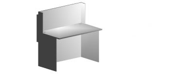 Каркас стойки прямой 1200 BRS-01-1200