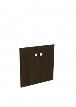 Комплект низких деревянных дверей, ручка скоба 19554