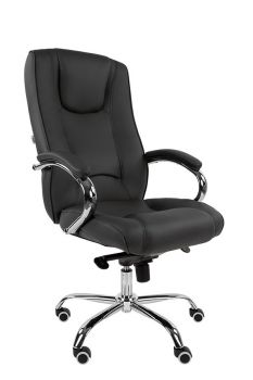 Кресло для руководителя РК 100 хром натуральная кожа
