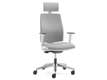 Кресло для сотрудника Queen+ с подголовником