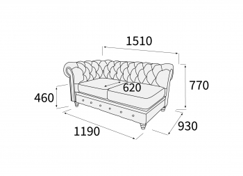 Модуль двухместный левый 2Л