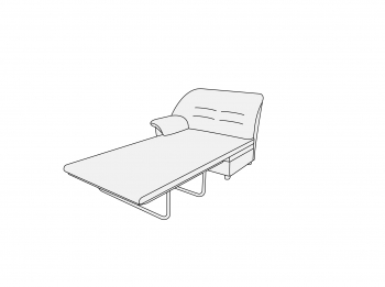 Модуль левый двухместный с механизмом 2ЛМ