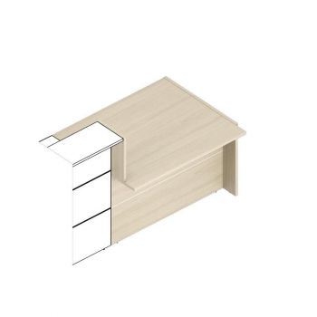 Модуль начальный (левый) с молдингом FLLMS080G