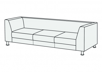 Модуль трехместный левый 3Л