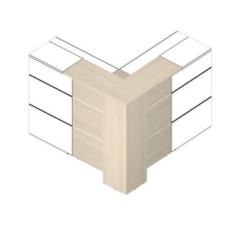 Модуль угловой с молдингом FLHMC90