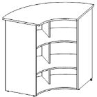 Модуль угловой внешний AIM90