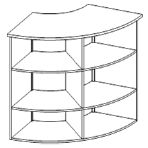 Модуль угловой внутренний AEM90