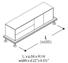 Основание для модульного блока