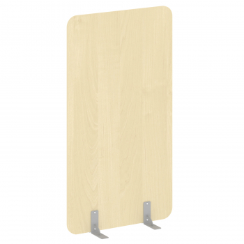 Перегородка на металлических опорах на фетровых подпятниках