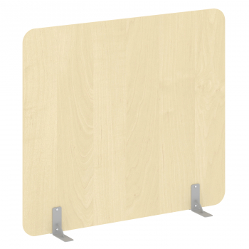 Перегородка на металлических опорах на фетровых подпятниках