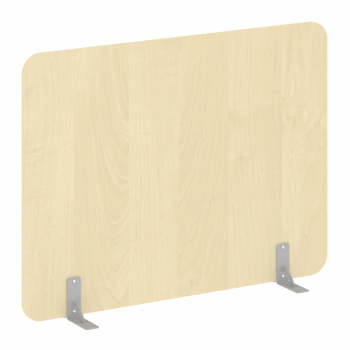 Перегородка на металлических опорах на фетровых подпятниках