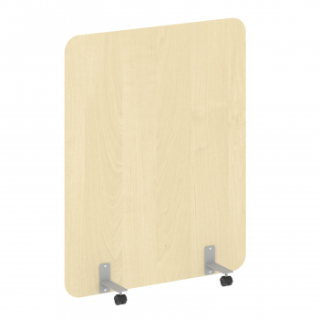 Перегородка на металлических опорах, на роликах DP.R-120-150