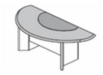 PERTH Стол письменный L210 Perth SC 210 wal