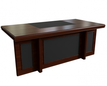 PRINCETON - Стол письменный 200 с кожаными вставками 22101