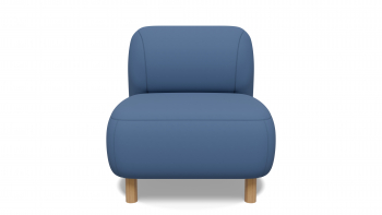 Пуф со спинкой \