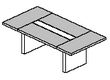 QUARANTA Стол д/переговоров230 QR231.W PLC13