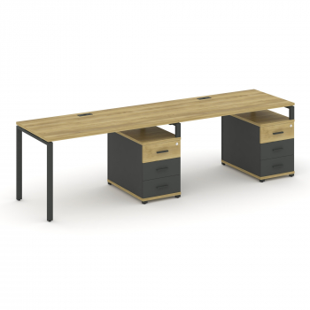 Рабочая станция 2 места с 2 опорными тумбами CN.ORS-312 A CN.ORS-312 A