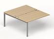 Рабочий стол «Bench» с креплением к тумбе с 4 пластиковыми заглушками