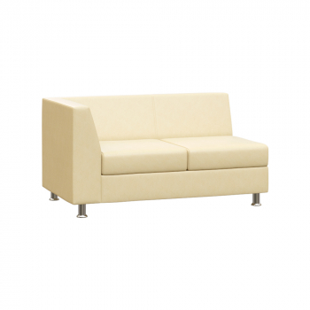 Секция с подлокотником двухместная правая PR.SP-2(R)