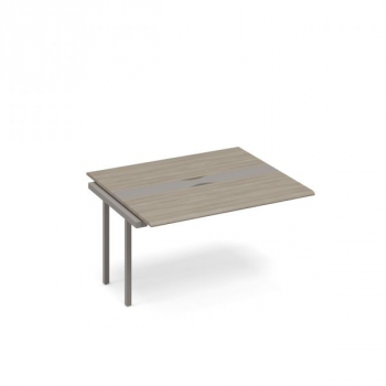 Секция стола для переговоров с кабель-каналом METAL ТМ М1 154-1 ТМ М1 154-1