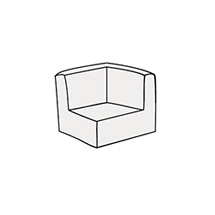 Секция угловая правая Бостон арт.4Б