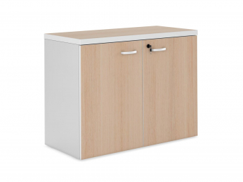 Шкаф 72 с деревянными дверями FLW327