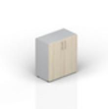 Шкаф 80х44х80см для документов (2 двери, 1 полка, ручки - хром) EMLS762