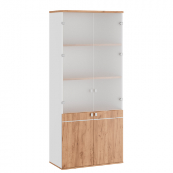 Шкаф для бумаг со стеклом (стекло без рамы) TES38150121