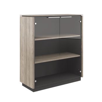 Шкаф двухдверный средний стекло CAP31143201