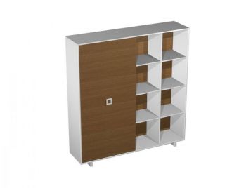 Шкаф-купе комбинированный высокий (одежда-документы) ВТ 363 БН
