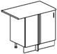 Шкаф напольный угловой 907195