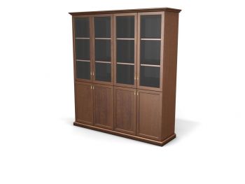 Шкаф-витрина 4-х дверный 8#43055