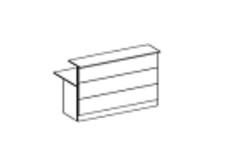 STEEL WOOD - Ресепшен прямой 100