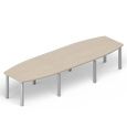 Стол для совещаний (3 модуля, металлические опоры) MMH4012