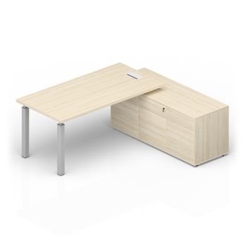 Стол на опорной сервисной тумбе (правый) BV210TSD