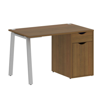 Стол письменный А-образный с тумбой (1 ящик) VR.SP-3-138.1.A