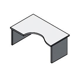 Стол письменный эргономичный левый 108